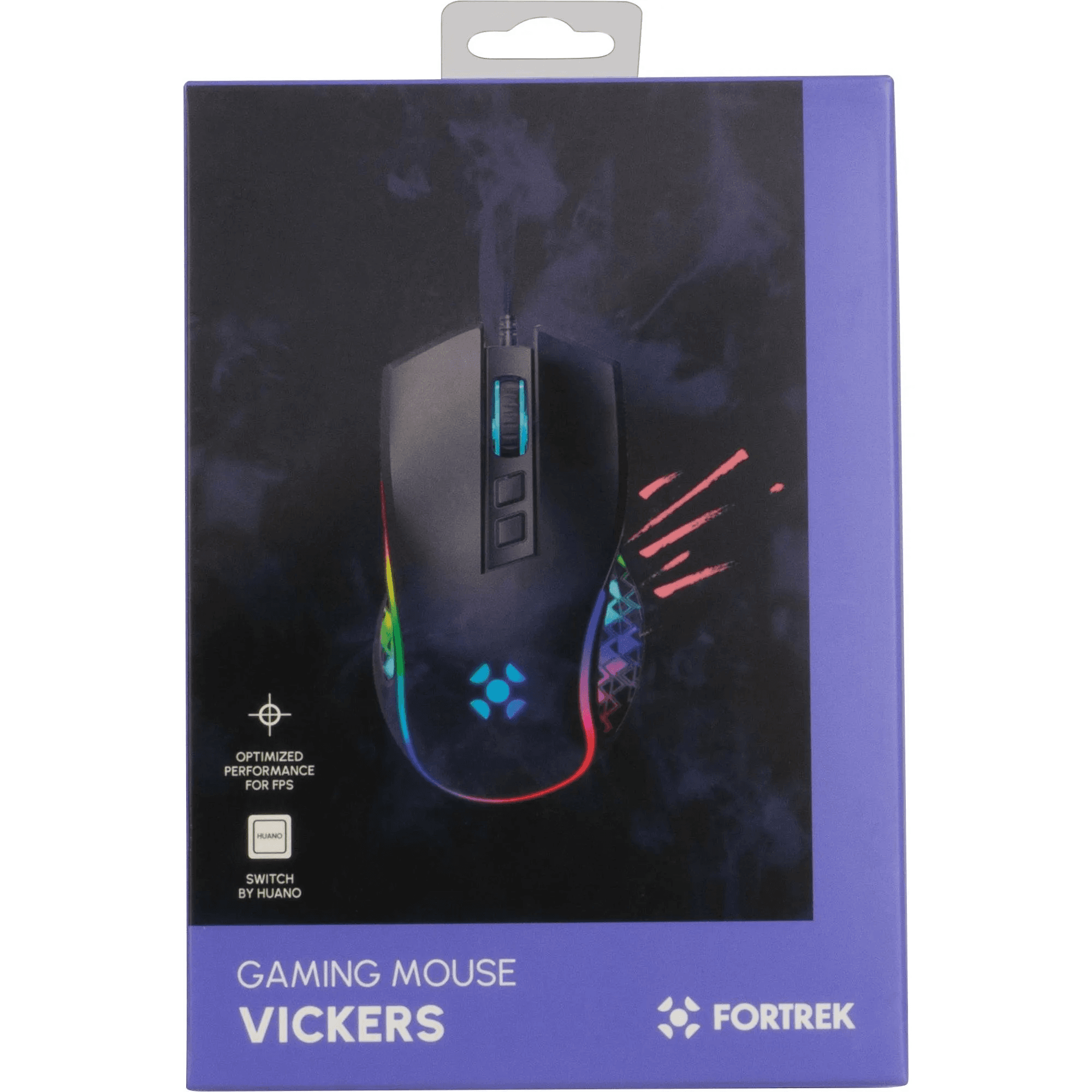MOUSE GAMER RGB VICKERS FORTREK