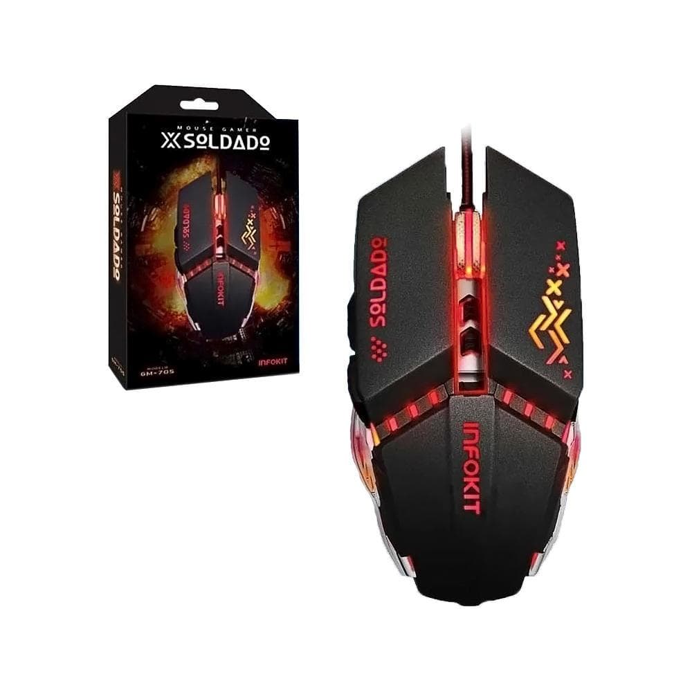 MOUSE GAMER INFOKIT XSOLDADO GM-705